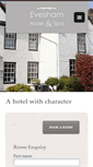 Mobile Screenshot of eveshamhotel.com